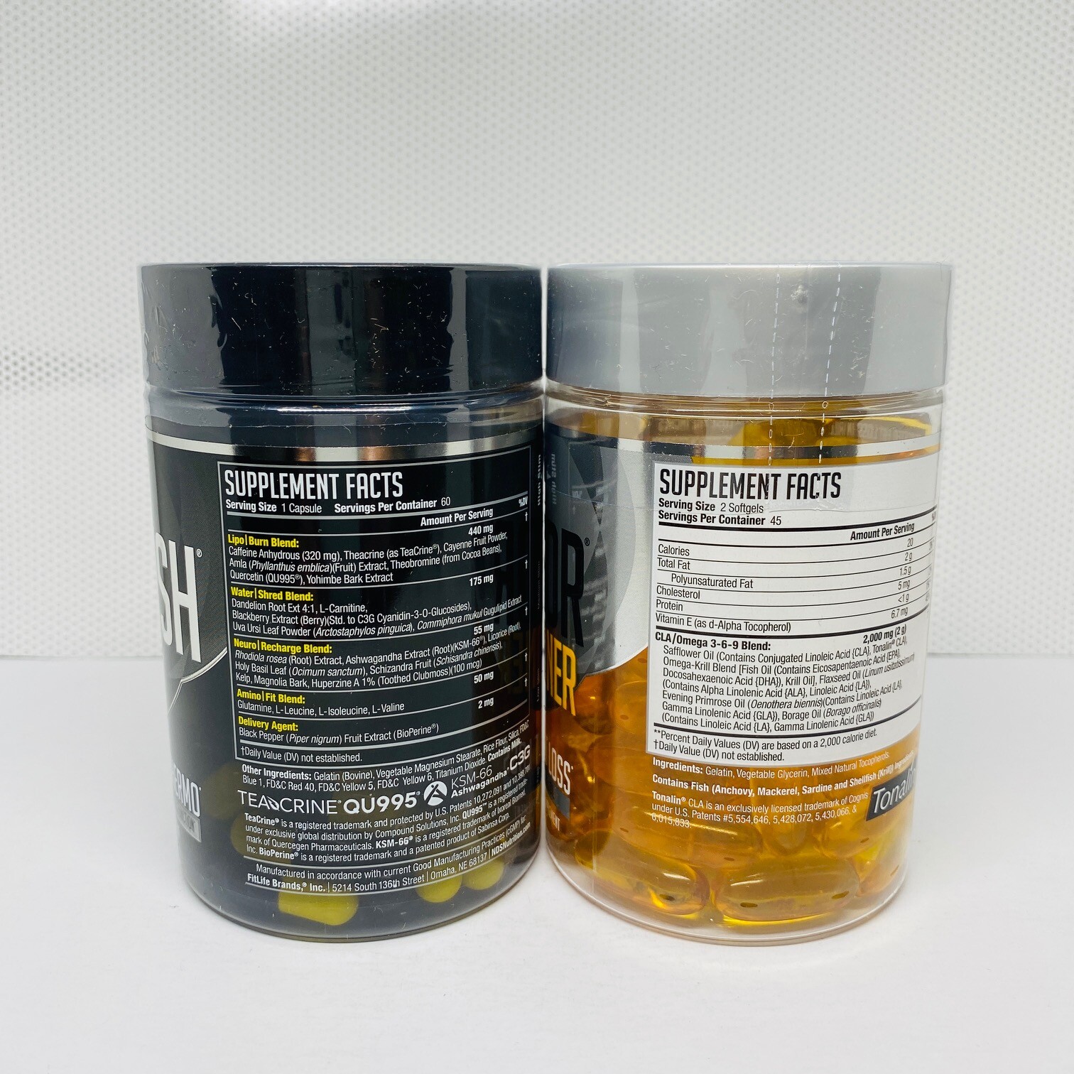 Nds Nutrition Dual Impact Stack Liporush 60 Cap & Censor 90 Sgel Free Ship 08/25