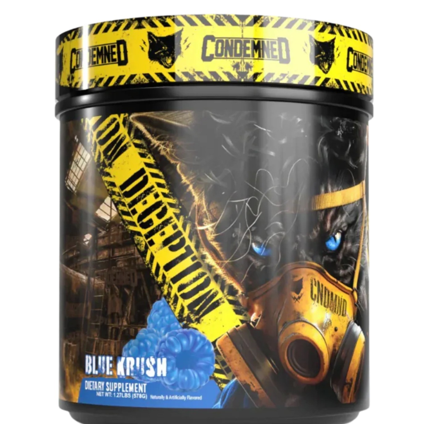 Black Magic CONDEMNED Pre-work 1.3lb Size ( 40 Serv ) Blue Krush BEST BY 10/26