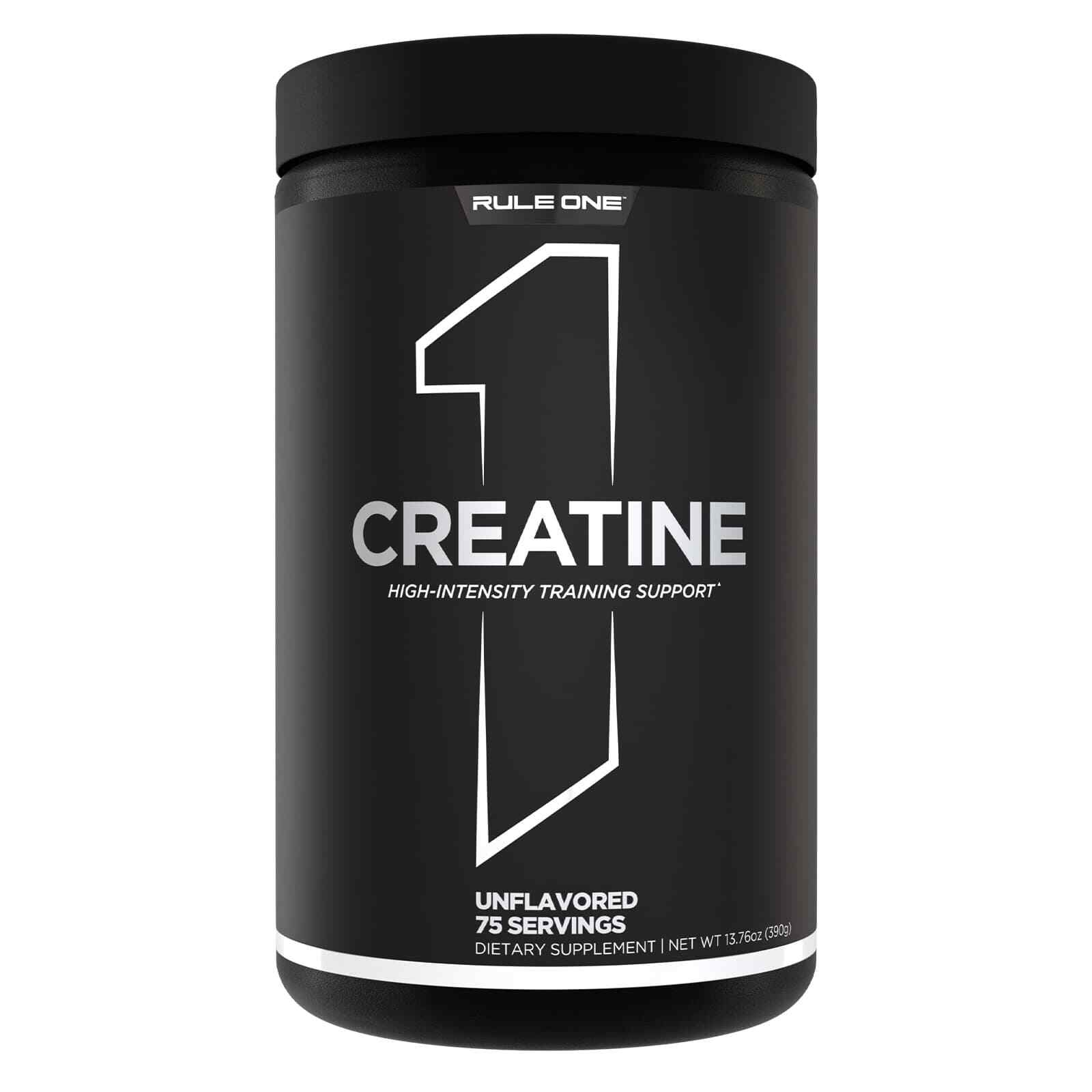 RULE 1 Creatine 75 serv Unflavored 100% Creatine Monohydrate 375g