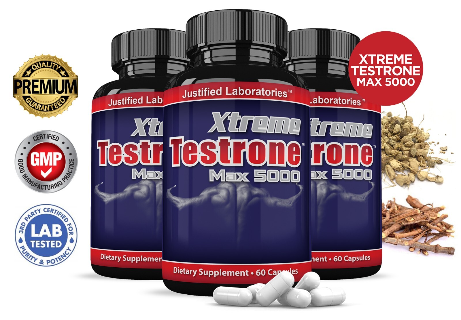Xtreme Testrone 5000 Max 3 Bottles