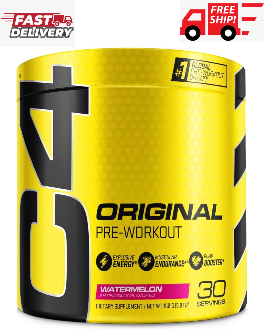 Cellucor C4 Original Pre Workout Powder Watermelon Sugar Free Preworkout Energy