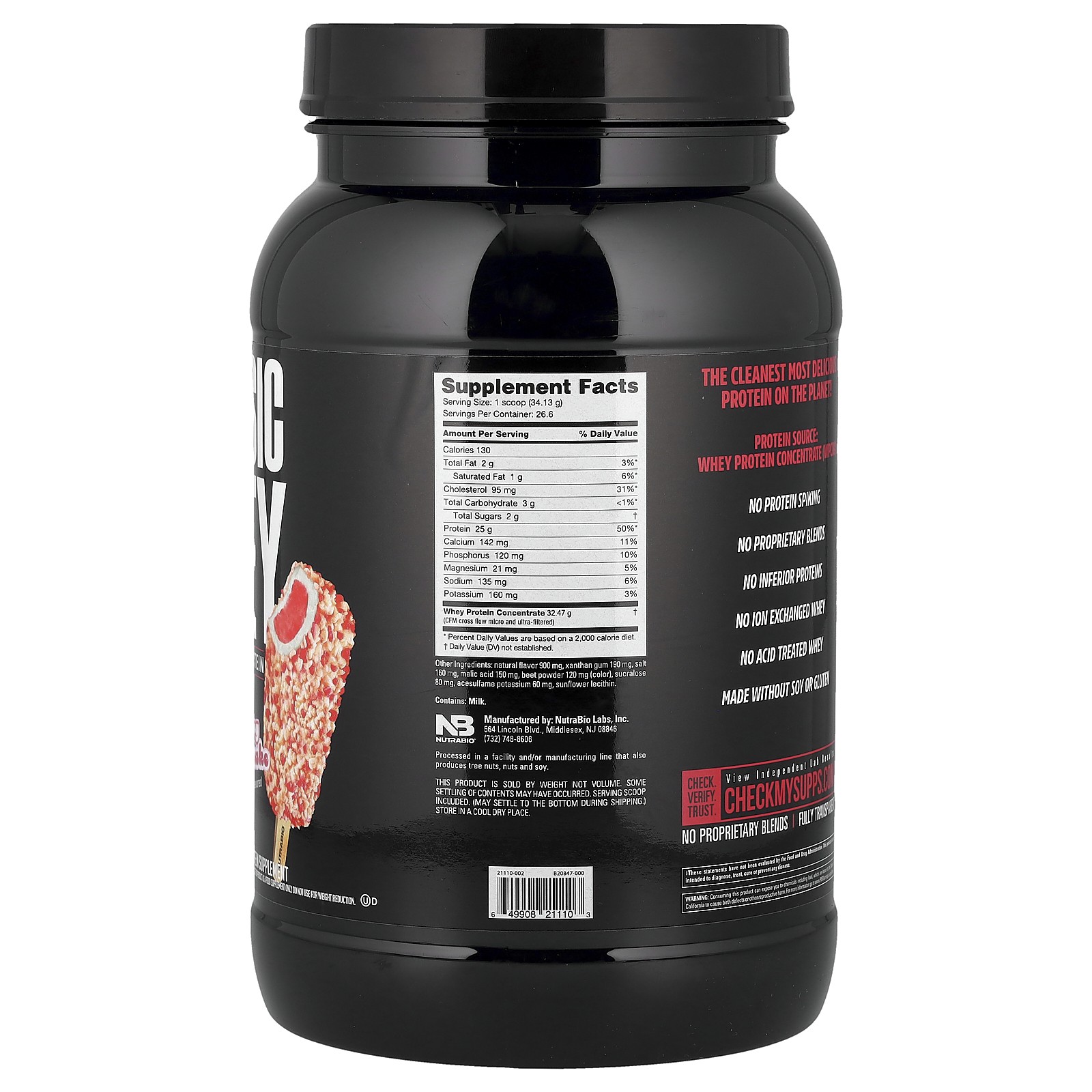 Classic Whey Protein, Strawberry Shortcake, 2 lb (907 g)