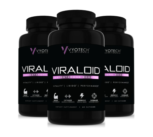 Testosterone Booster for Men Muscle Strength Energy Support 3 Bottles
