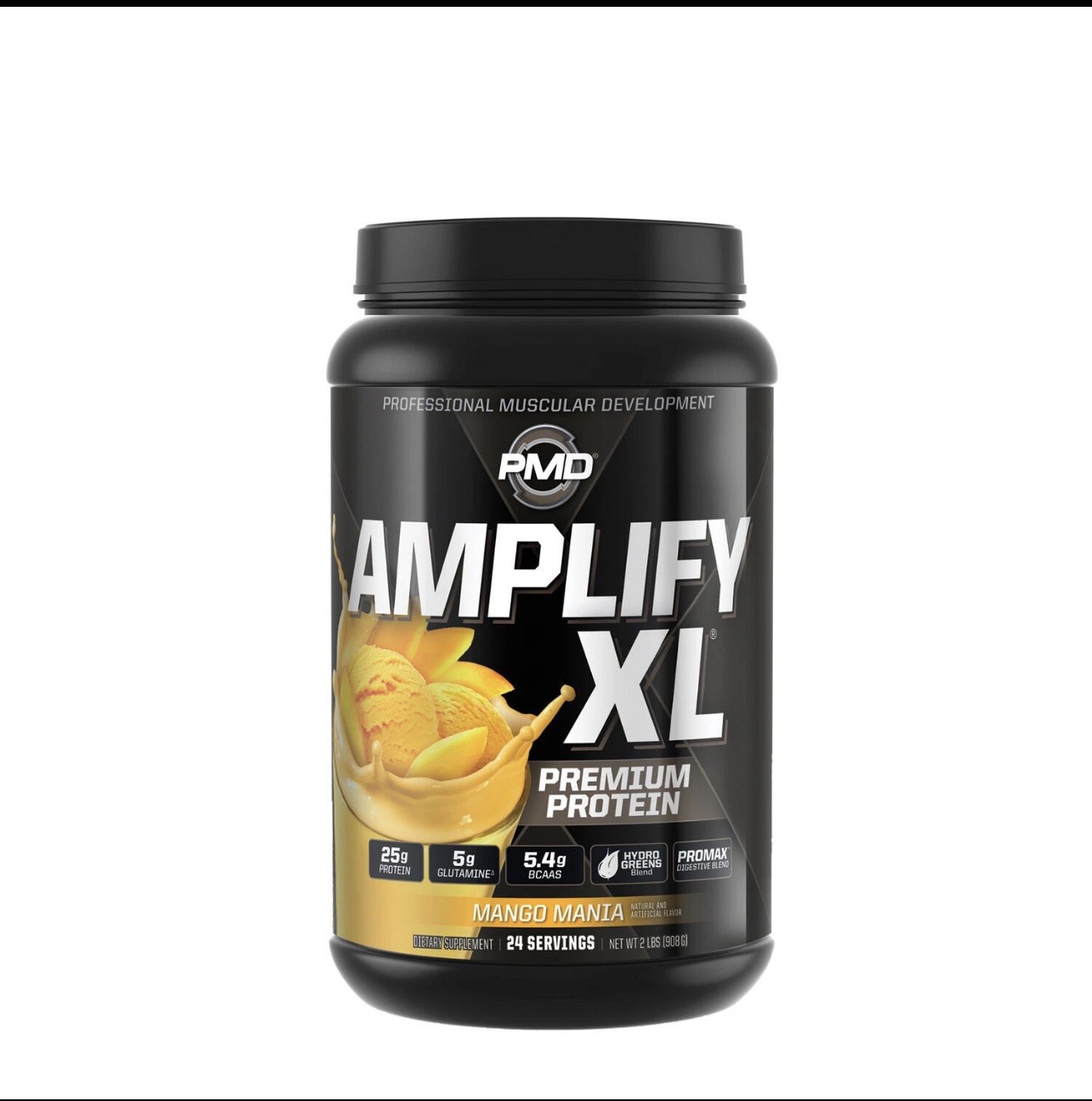 AMPLIFY XL Protein – STRENGTH & RECOVERY — MANGO MANIA-24 Servings-NEW