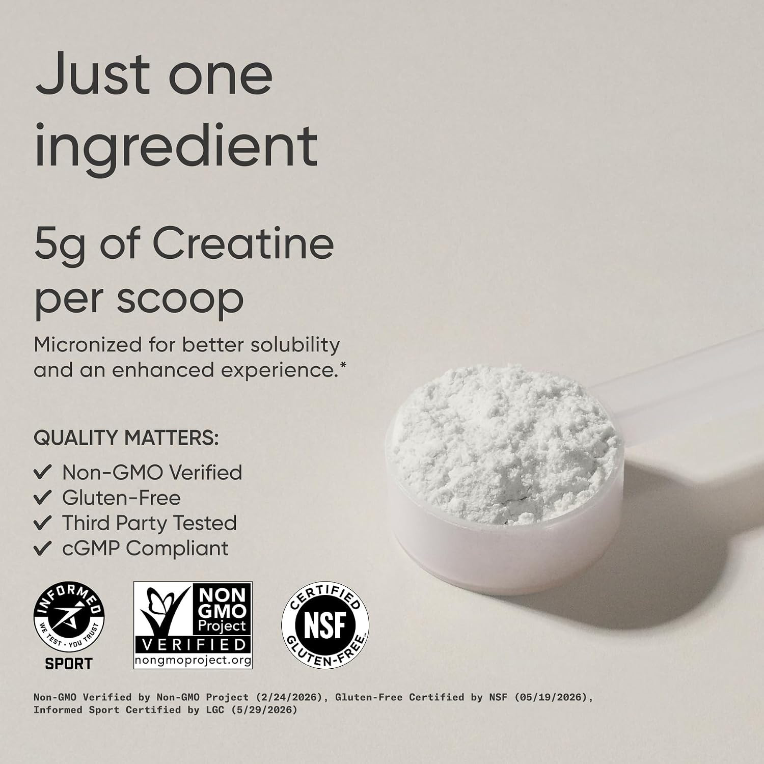 Sports Research® Creatine Monohydrate – Gain Lean Muscle, Improve Performance an