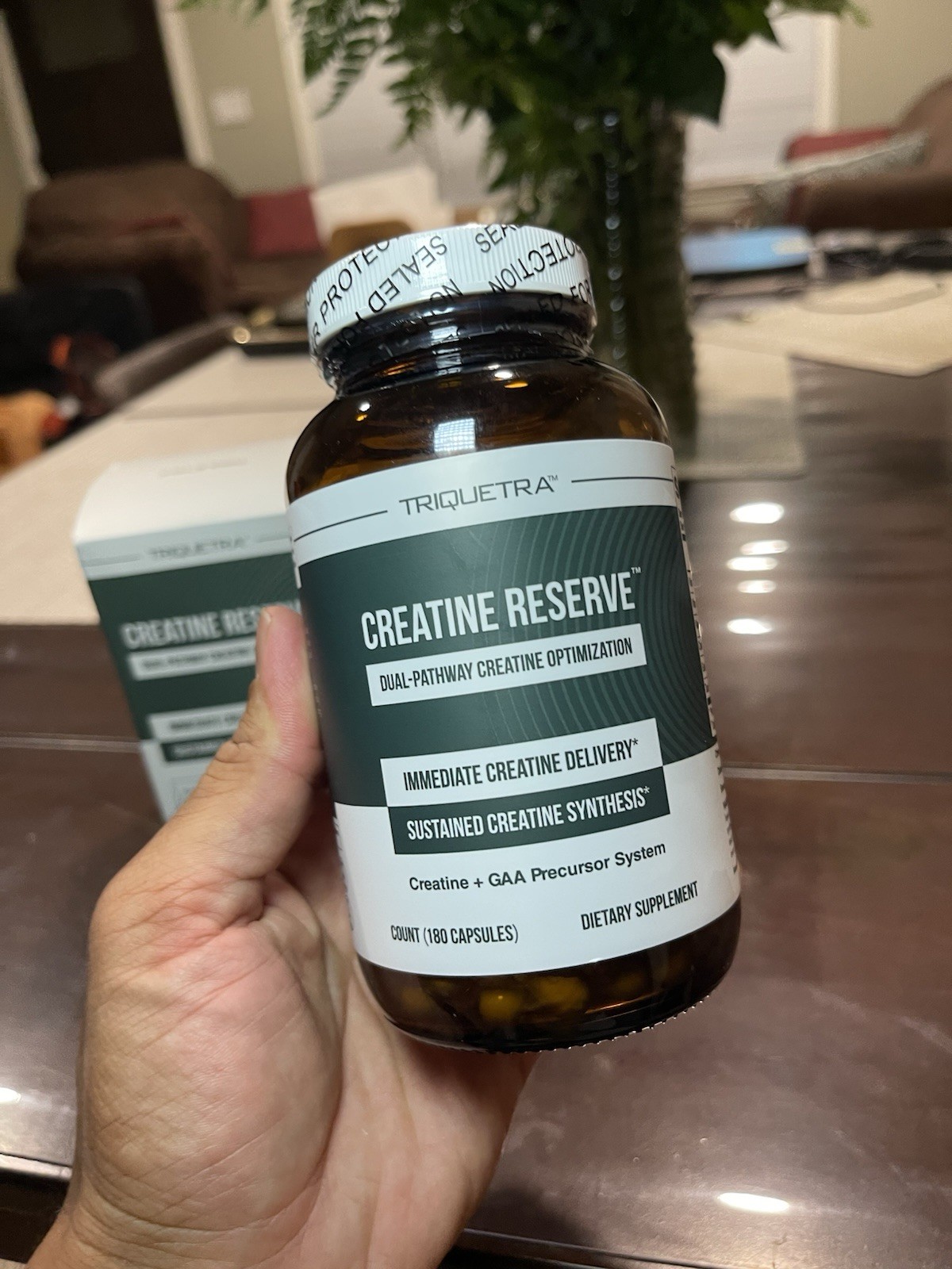 Triquetra Creatine Reserve Dual-Pathway Capsules with B Vitamins 180 Count NEW