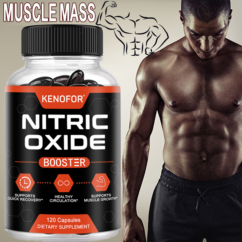 Nitric Oxide Booster Extra Strength Capsules To Supplement Muscle Growth