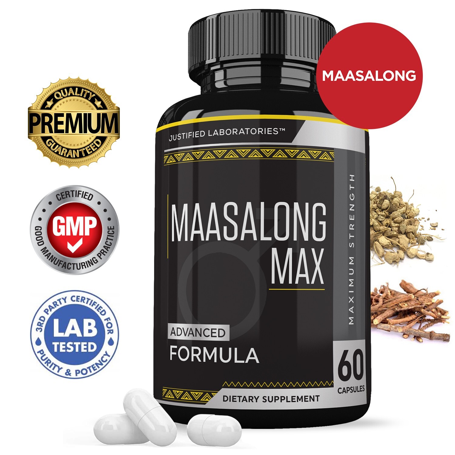 Maasalong Max Men’s Health Supplement 1600mg 60 Capsules