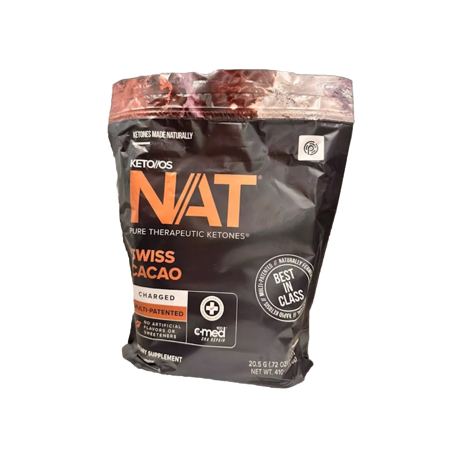 Pruvit Keto OS NAT Ketones – Swiss Cacao CHARGED – 20 Pk Free Shipping.