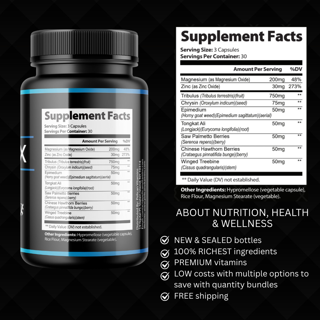 NITROX PRO- Bodybuilding & Weight Support- 5 Bottles- 450 Capsules