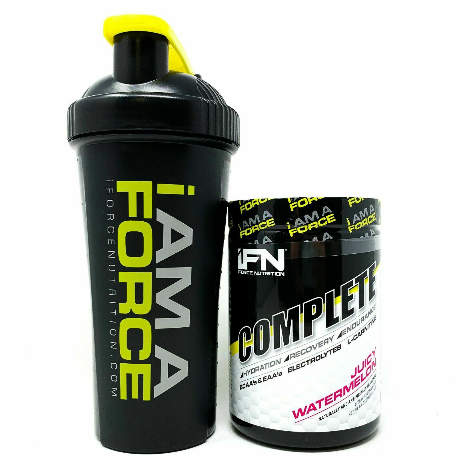 iForce Nutrition COMPLETE BCAA EAA 40 Srv Xtend ON Amino Energy Burn Fat Compete