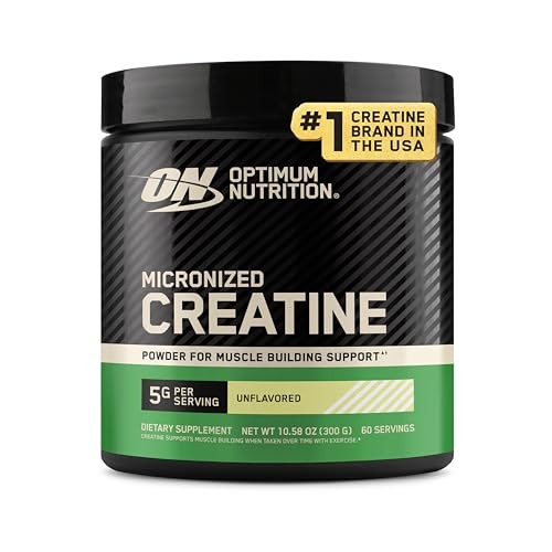 Creatine Monohydrate Powder Micronized 5g 60 Servings Unflavored