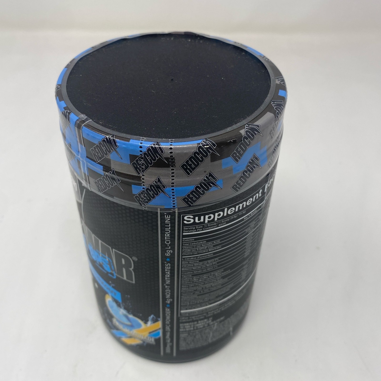 REDCON1 Total War Black Ops Blue Lemonade Pre-Workout 13.62oz