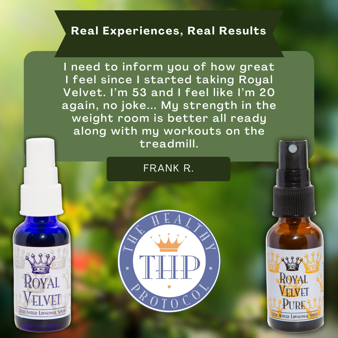 The Healthy Protocol Royal Velvet Pure Deer Antler Velvet Spray New Zealand IGF1
