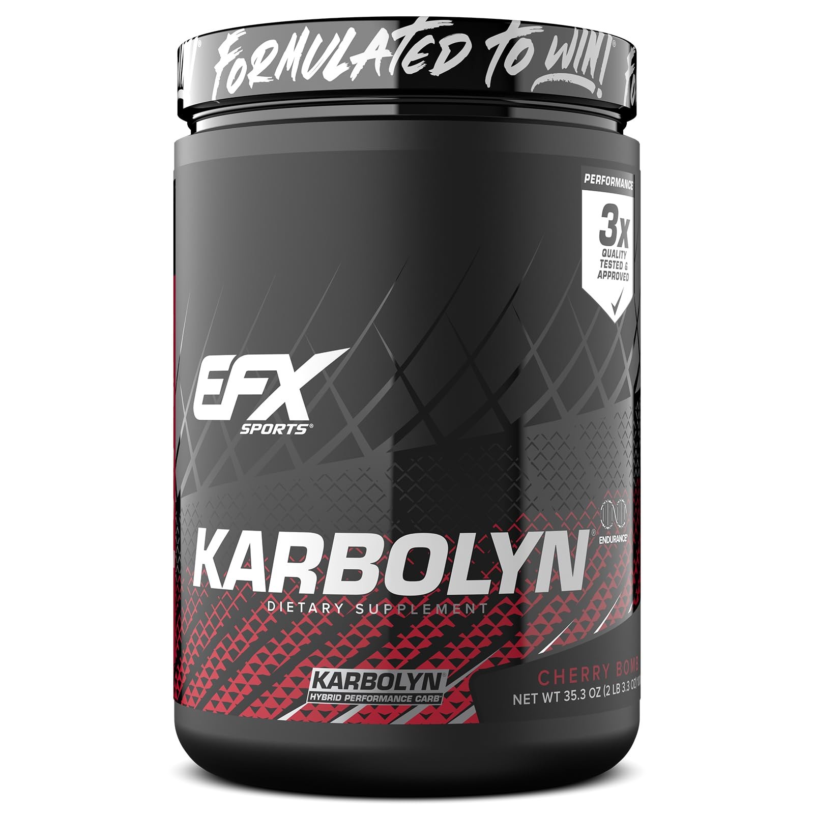 EFX Sports Karbolyn Fuel | FastAbsorbing Carbohydrate Powder | Carb Load, Sus…