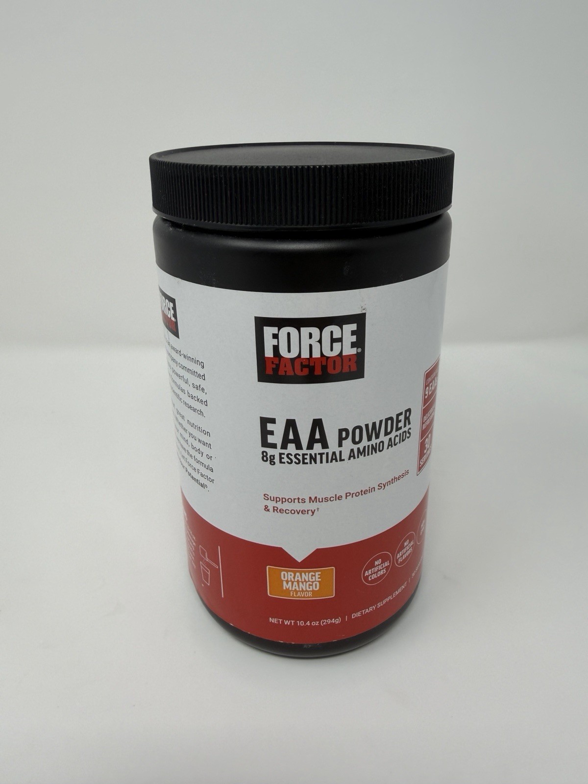 Force Factor Essential Amino Acids, Full Spectrum EAAs Amino Acids Powder 7/2027