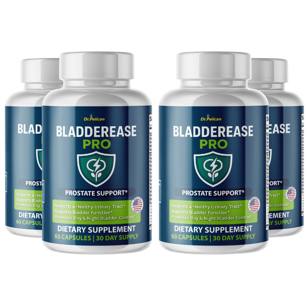 BladderEase Pro- Prostate Support- 4 Bottles- 240 Capsules