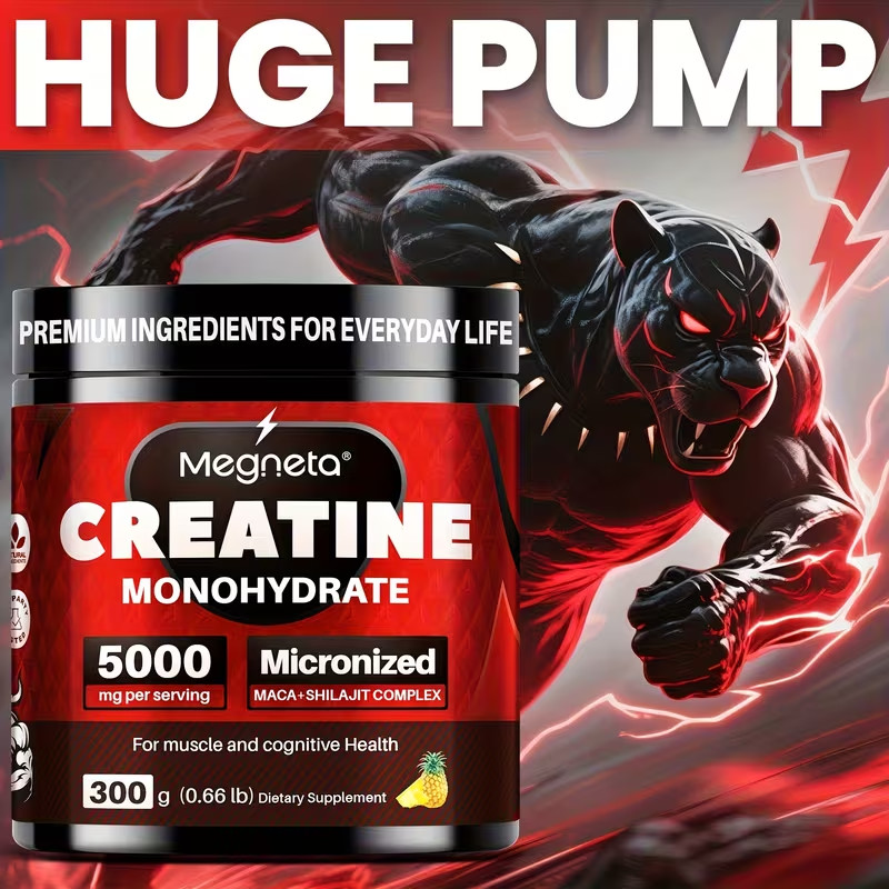 Creatine Monohydrate Powder Micronized 300g 5000mg Per Serving 60 Servings