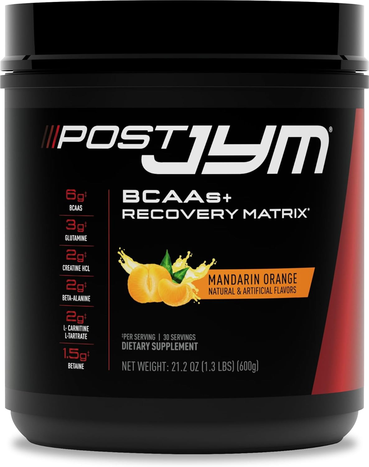 Post JYM Active Matrix Mandarin Orange Amino Recovery Powder Pure Creatine HCL,
