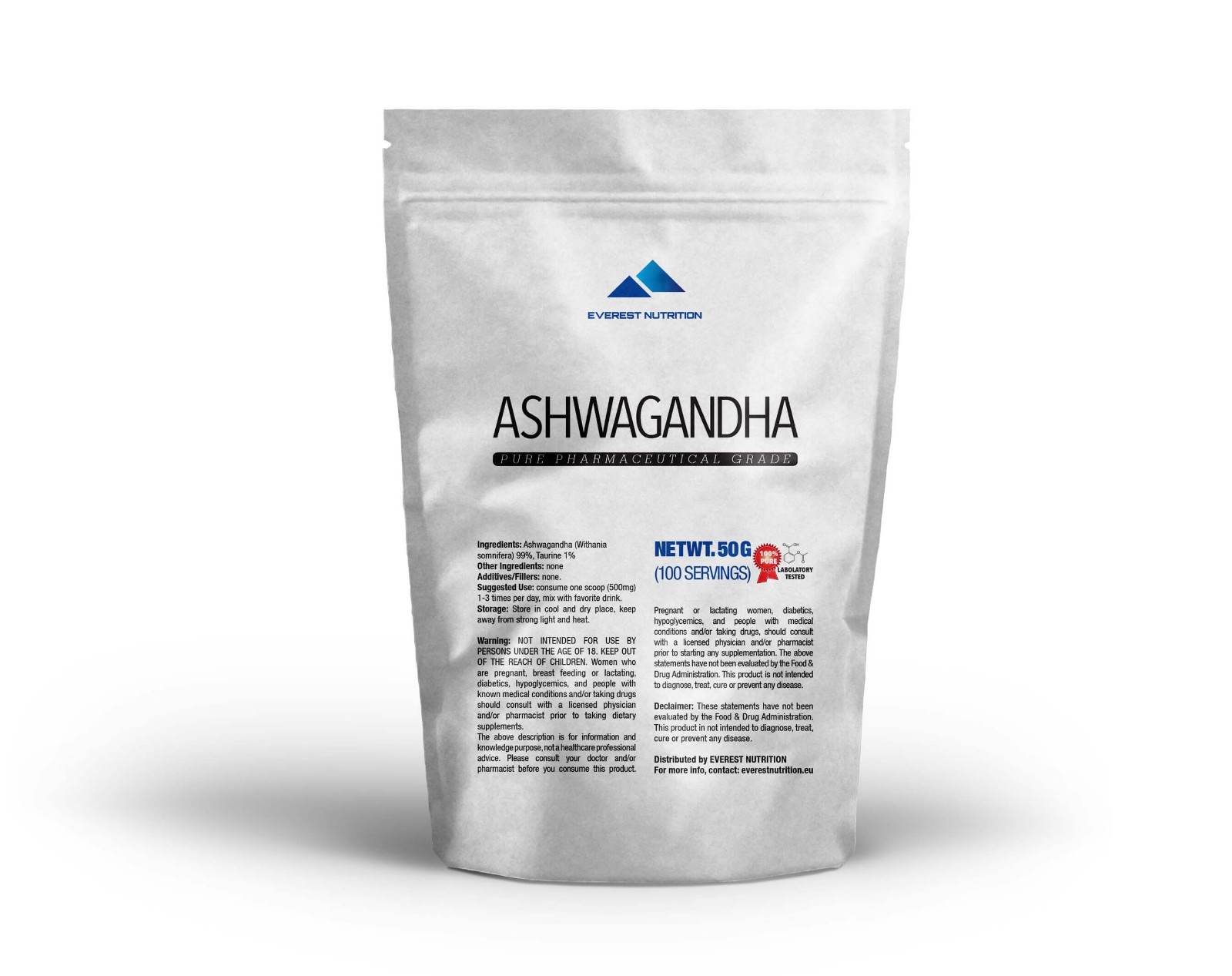Ashwagandha Organic Root Powder Withania Somnifera Indian