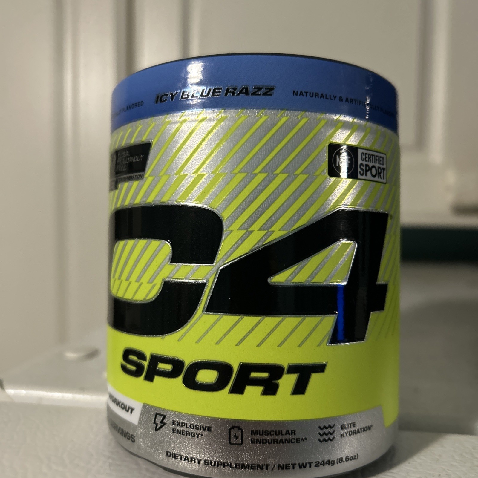 C4 Sport Pre-Workout Icy Blue Razz 8.6 oz (244 g) G103