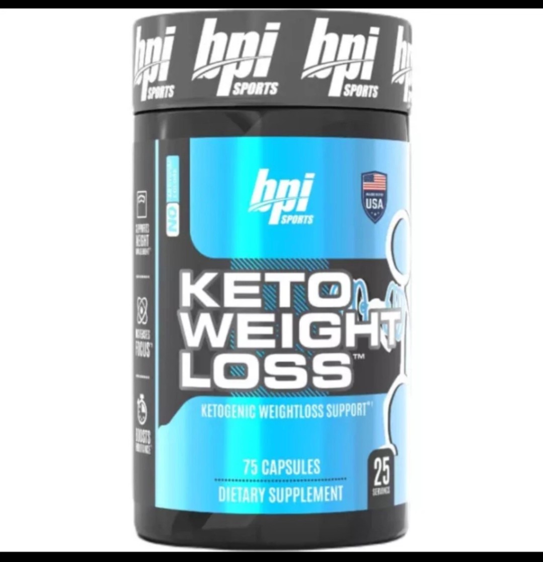 BPI Health Keto Weight Loss Ketogenic Diet Supplement 75 Capsules