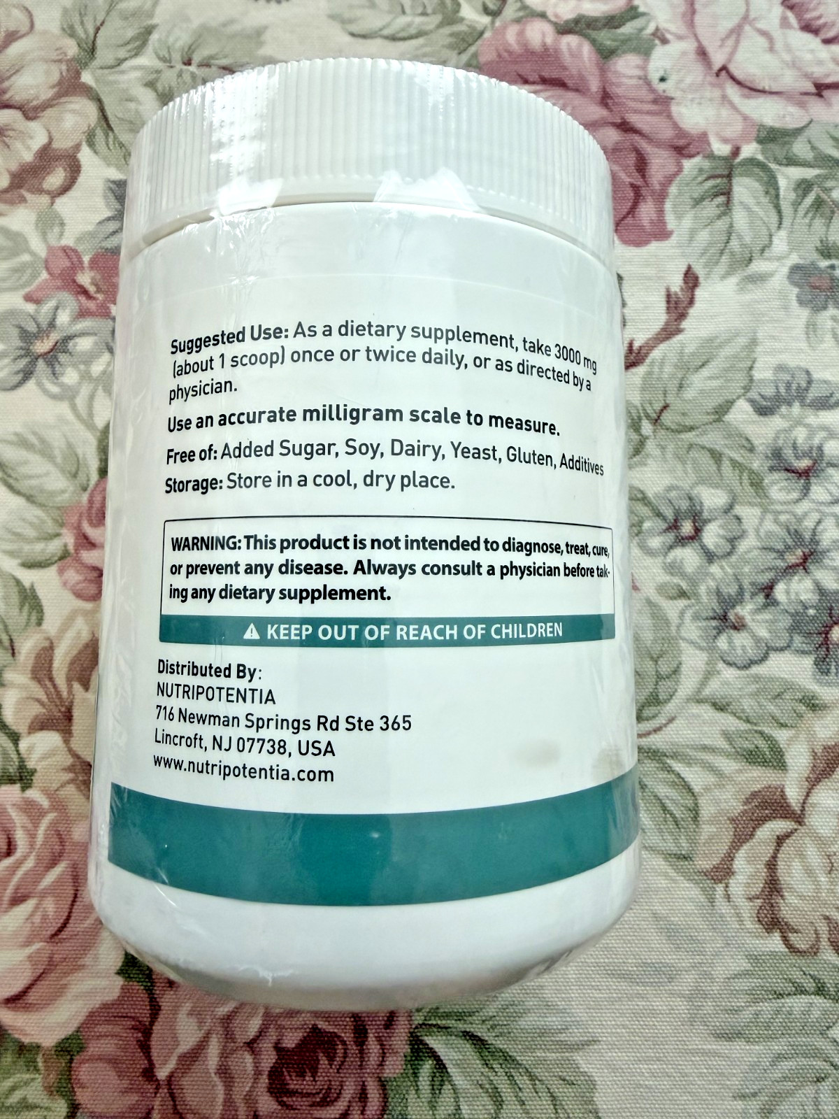 NUTRI POTENTIA L-Citrulline Malate 2:1 Powder 500g, Citrulline Malate Supplement