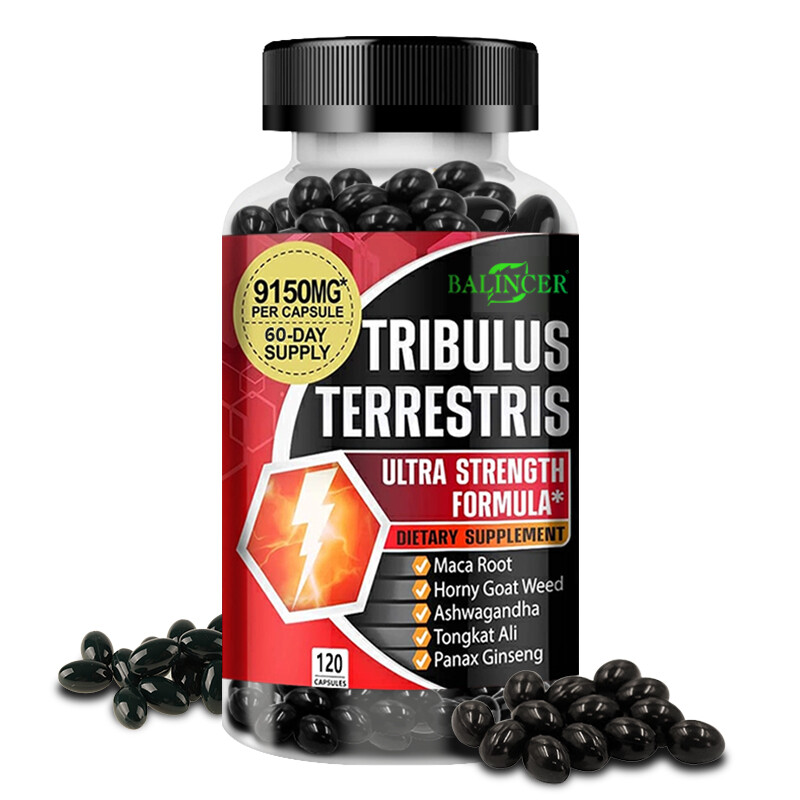 Herb Supplement for Men with Maca,Male Energy Stamina&Workout Performance Caps