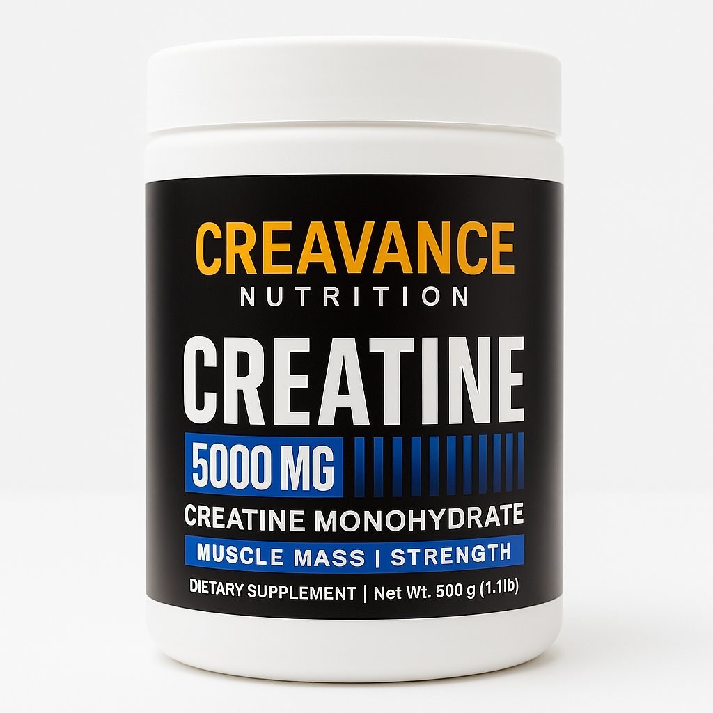 Creatine Monohydrate 500g | 5g Per Serving | Micronized Creavance Nutrition