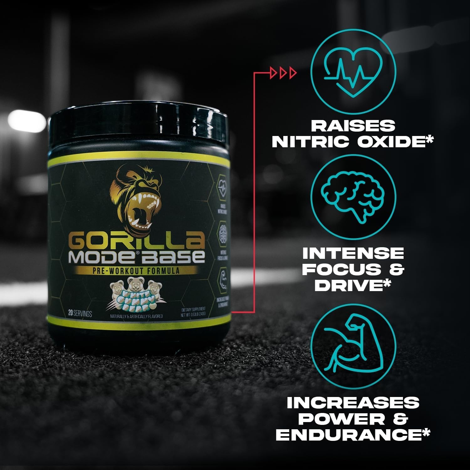 Gorilla Mode Base Pre-Workout Formula Bombsicle – New & Sealed