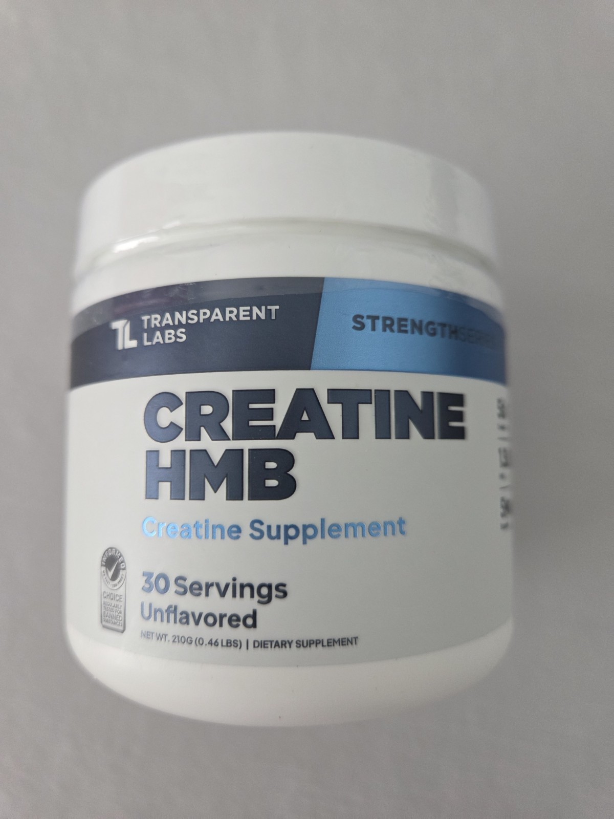 Transparent Labs Creatine HMB Unflavored 30 Servings Exp: 06/2027