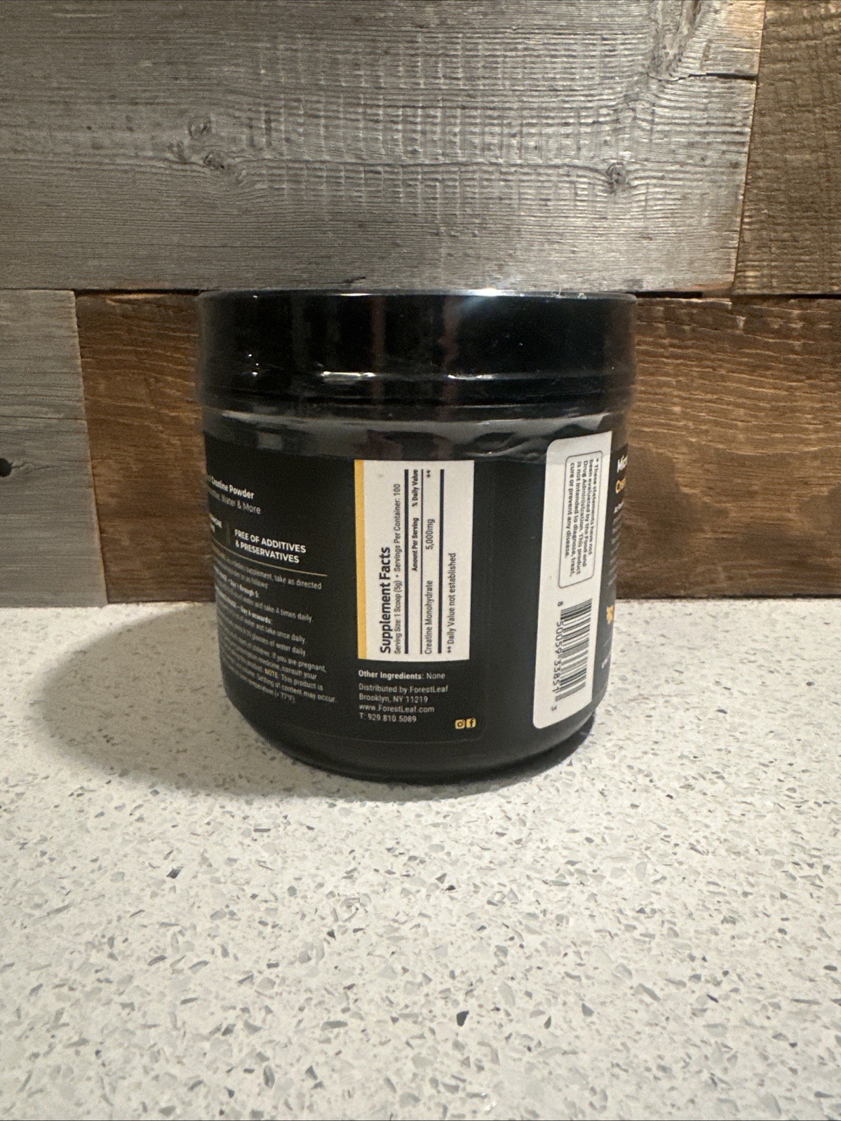 Forest Leaf Pure Micronized Powder Creatine – 100 servings 17.6 oz Exp 12/2028