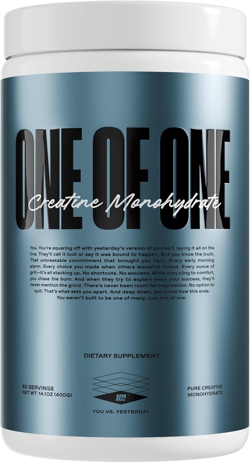 ONE of ONE Micronized Creatine Monohydrate Mix by Mayweather – Unflavored – 400g