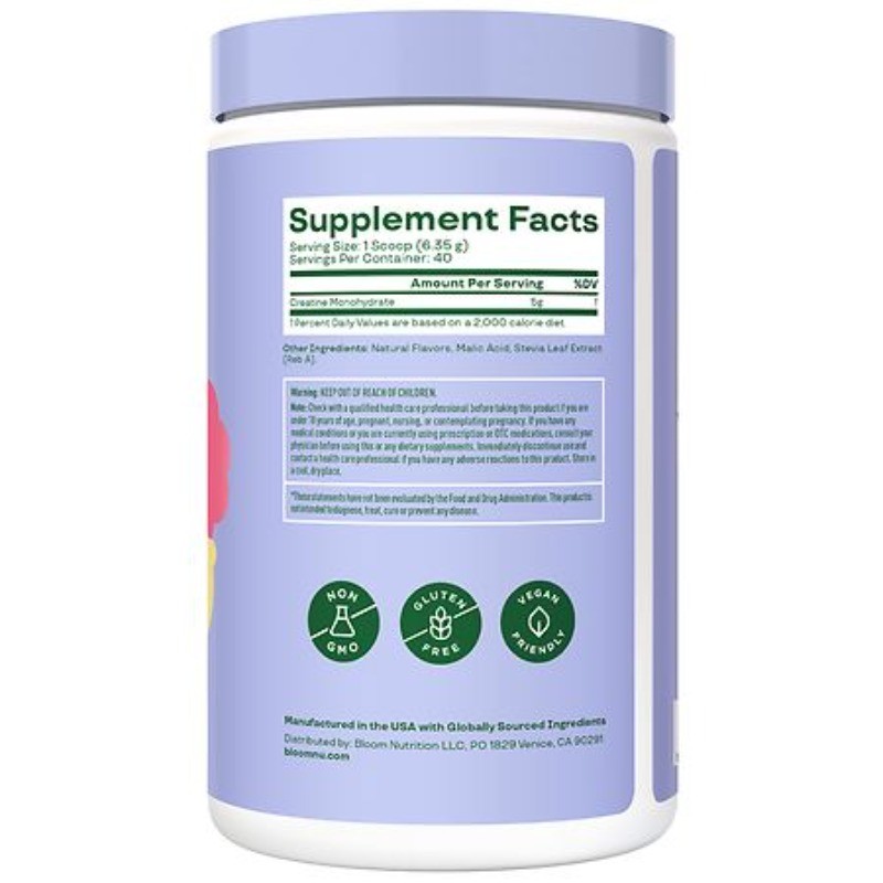 Creatine Monohydrate Raspberry Lemon 9.0 oz