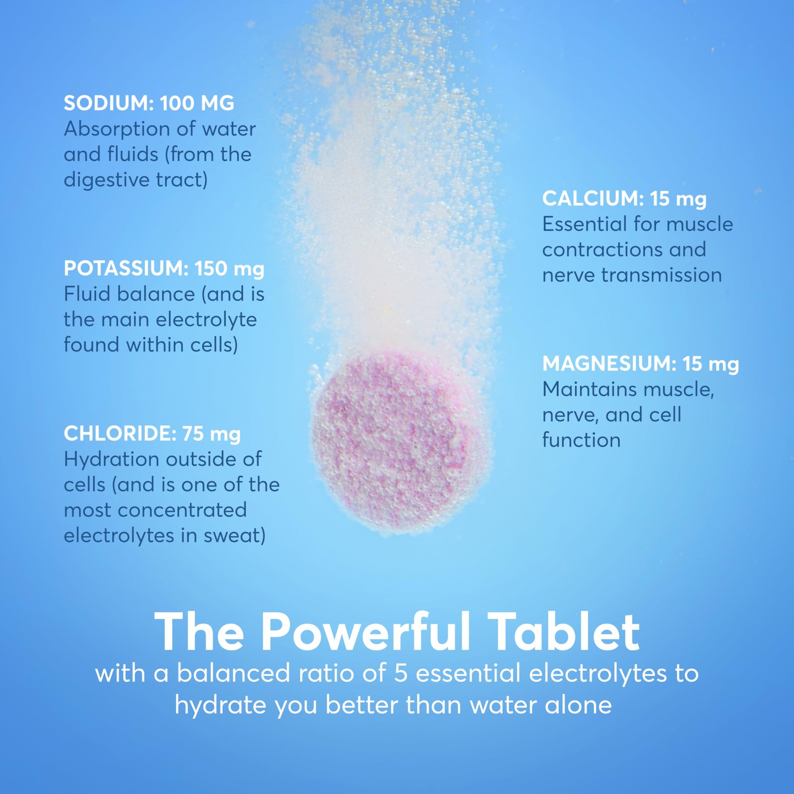 Nuun Vitamins Electrolyte Tablets Vitamin D C E A B6 Folic Acid 4 Other