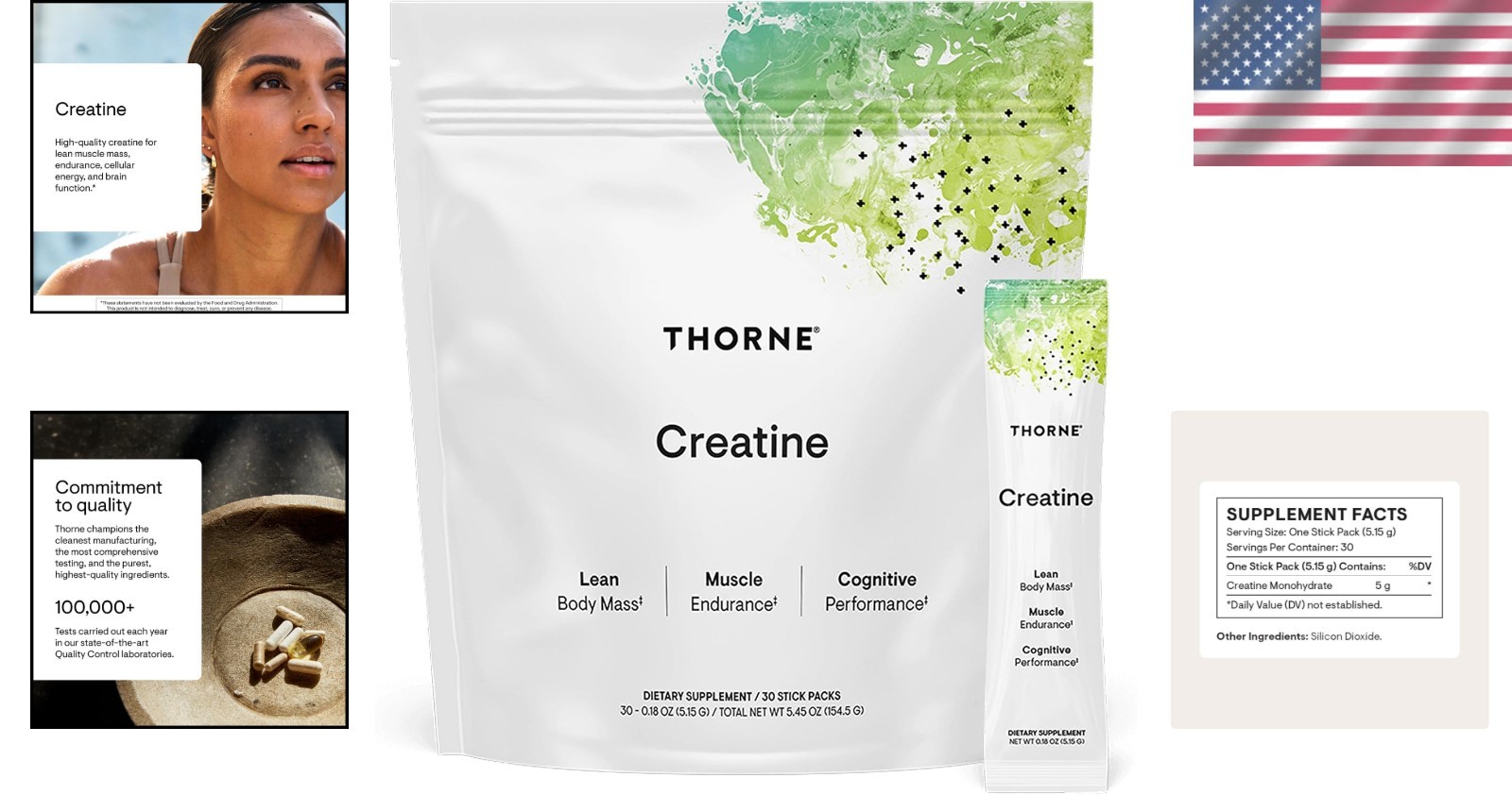 Micronized Creatine Monohydrate Powder – Support Muscle & Brain Power – 30 Se…