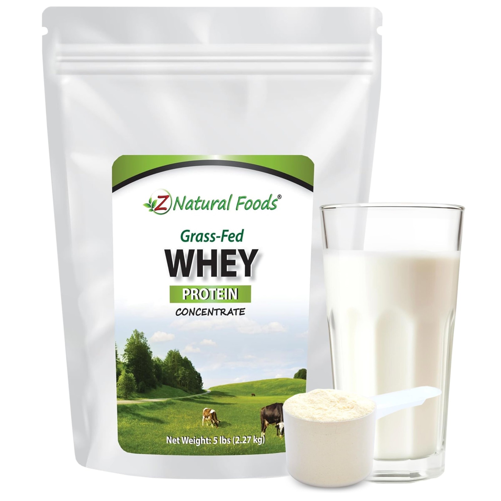 Grass-Fed Whey Protein Concentrate 5 Lb – Cold Processed, Clean Powder