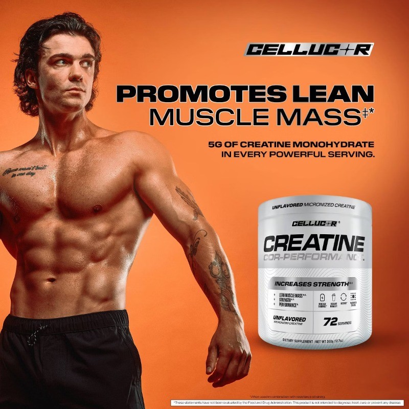 Performance Creatine Powder Supplement – Unflavored – 12.7oz/72 Servings