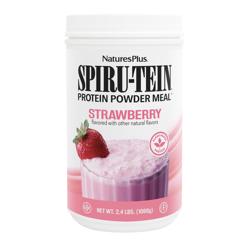 Naturesplus Spiru-Tein Strawberry – 2.4 Lb Pack Of 2 – Plant-Based Protein