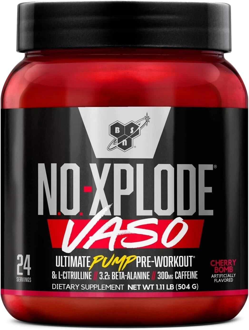 BSN NO XPLODE VASO The Ultimate Pump Pre-Workout Experience 24 Servings