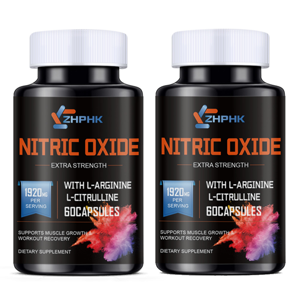 Nitric Oxide Natural Booster Supplement – L-Arginine, L-Citrulline 1500mg -120ct