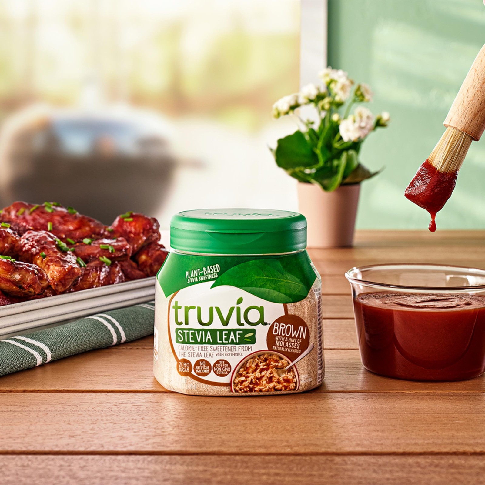 Truvia Calorie-Free Brown Spoonable Sweetener from the 9.8 Ounce (Pack of 1)