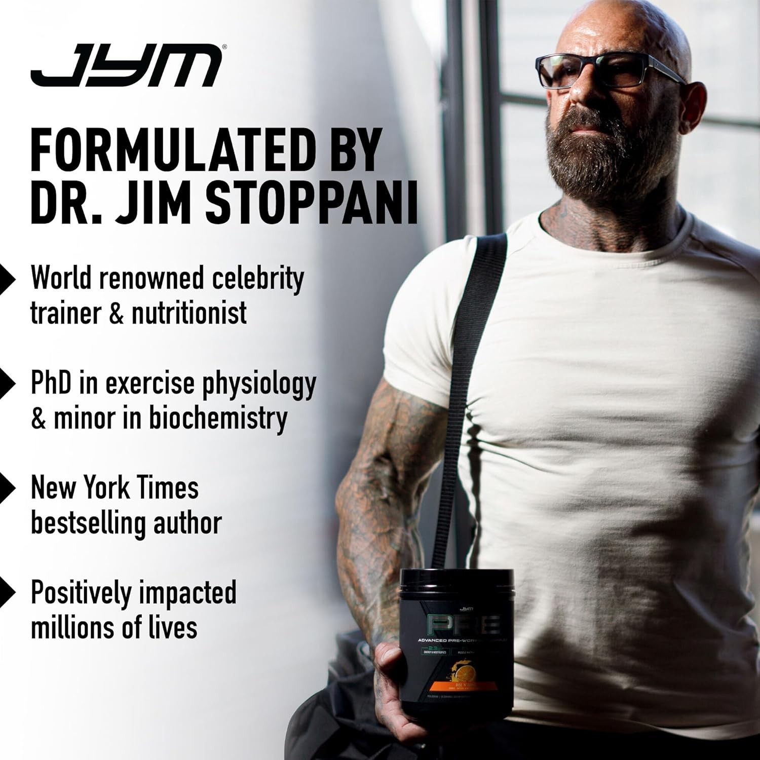 Preworkout JYM Active Matrix Mandarin Orange Amino Recovery Powder Pure Creatine