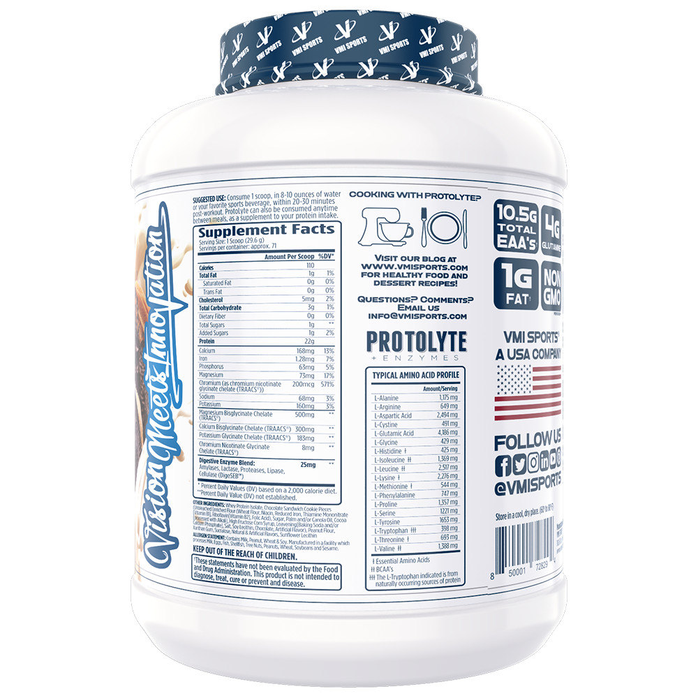 ProtoLyte® 100% Whey Protein Isolate 4.6lb – Peanut Butter Cookies & Cream