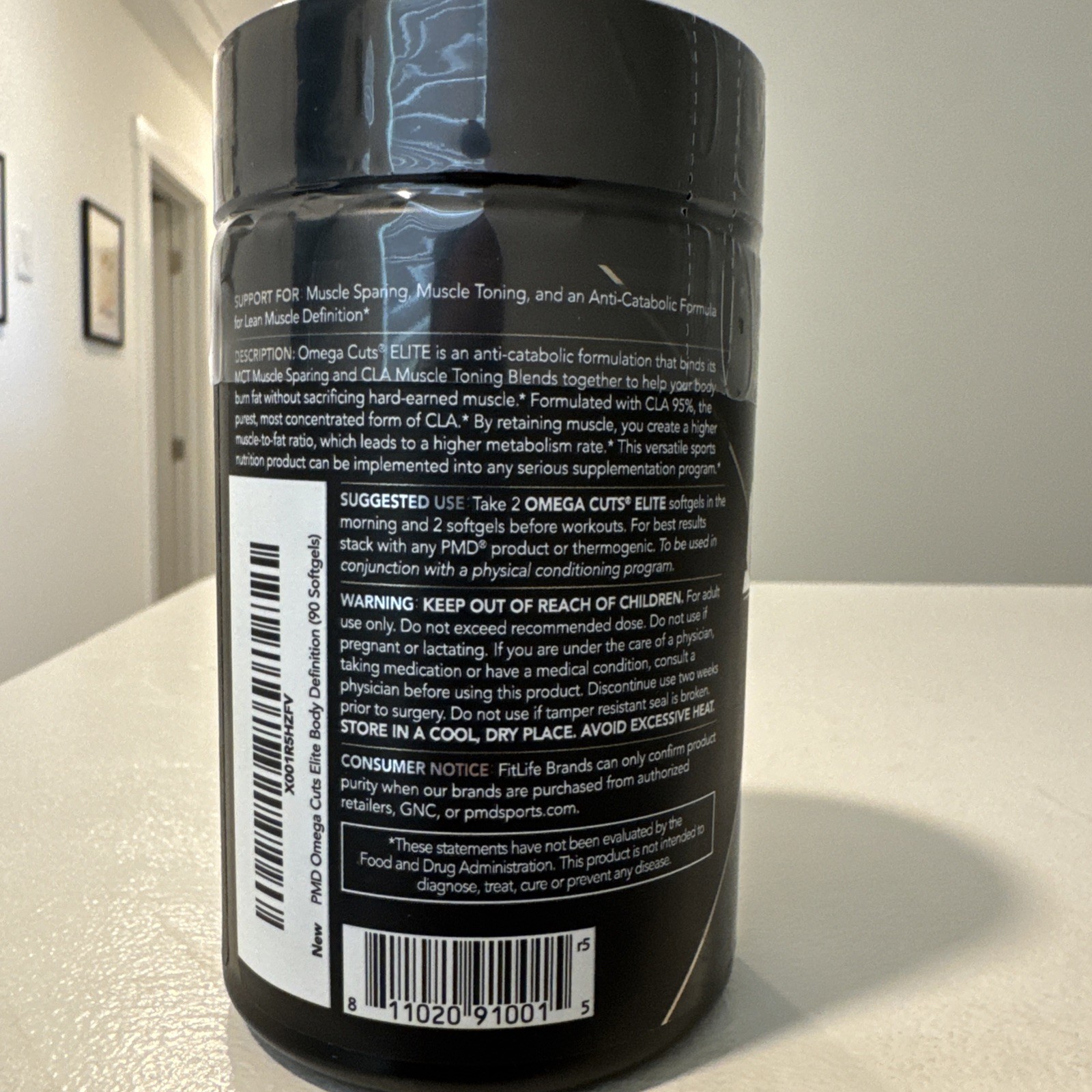 Omega Cuts Elite- Omega Fatty Acids & CLA for Muscle & Definition – 90 Softgels