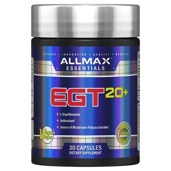 Allmax EGT20 Plus 30 Vegan Capsules Ergothioneine Cordyceps