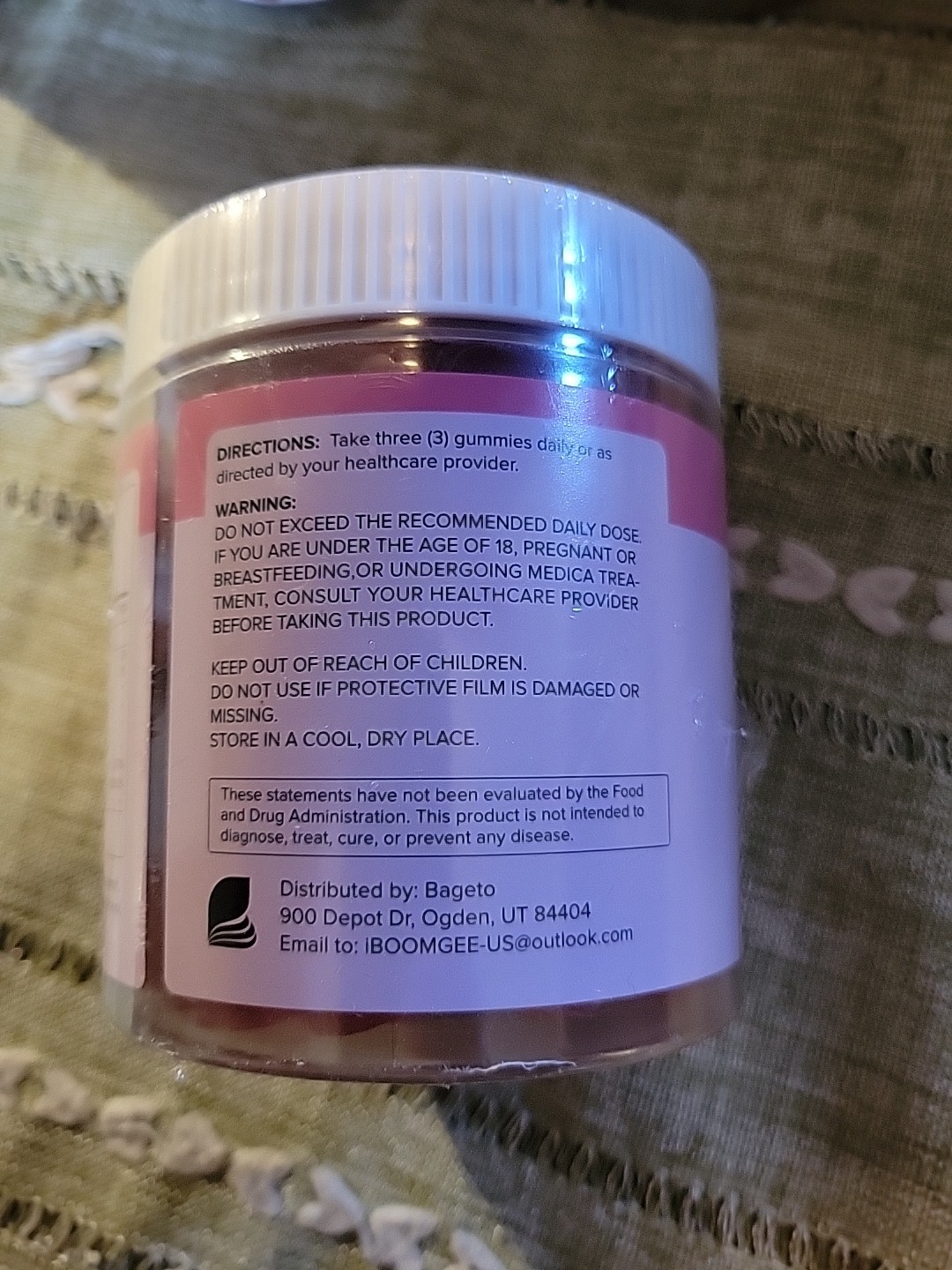 9 x BAGETO 8000mg Women’s Creatine Monohydrate Gummies (Strawberry+Lemon), 120ct