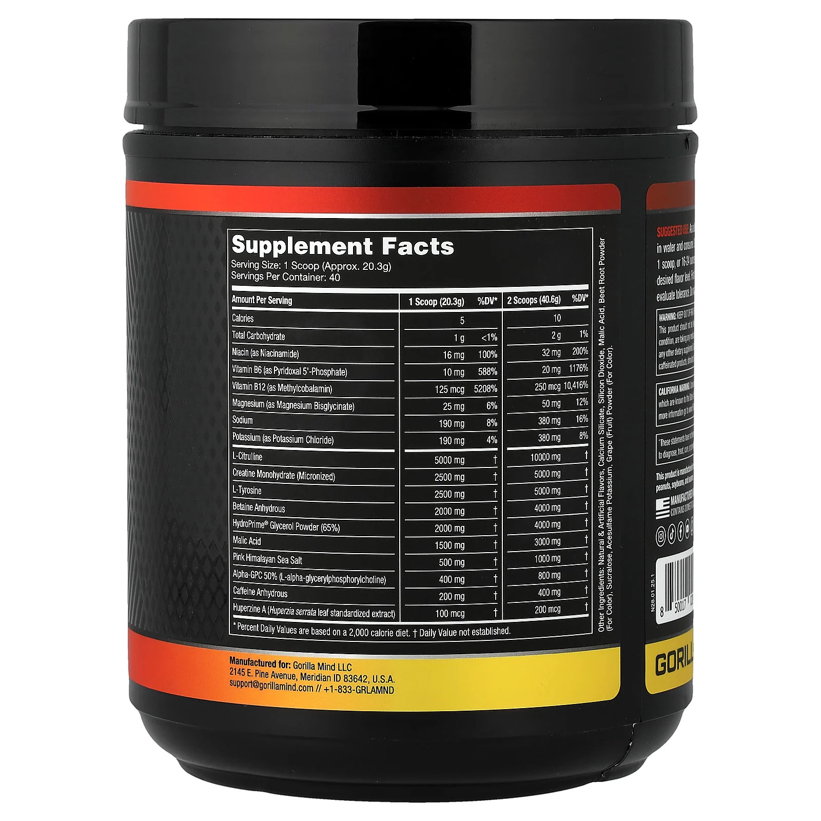 Mode®, Pre-Workout Formula, Cherry Blackout, 1.79 lb (812 g)