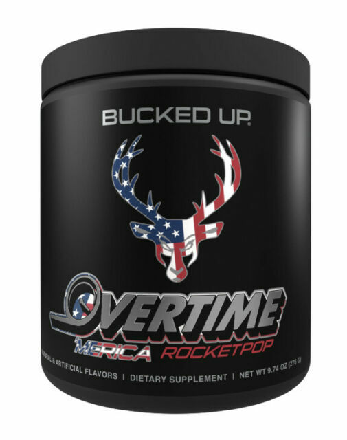 Bucked Up OverTime Rocket Pop Pre-Workout Powder – 30 Servings